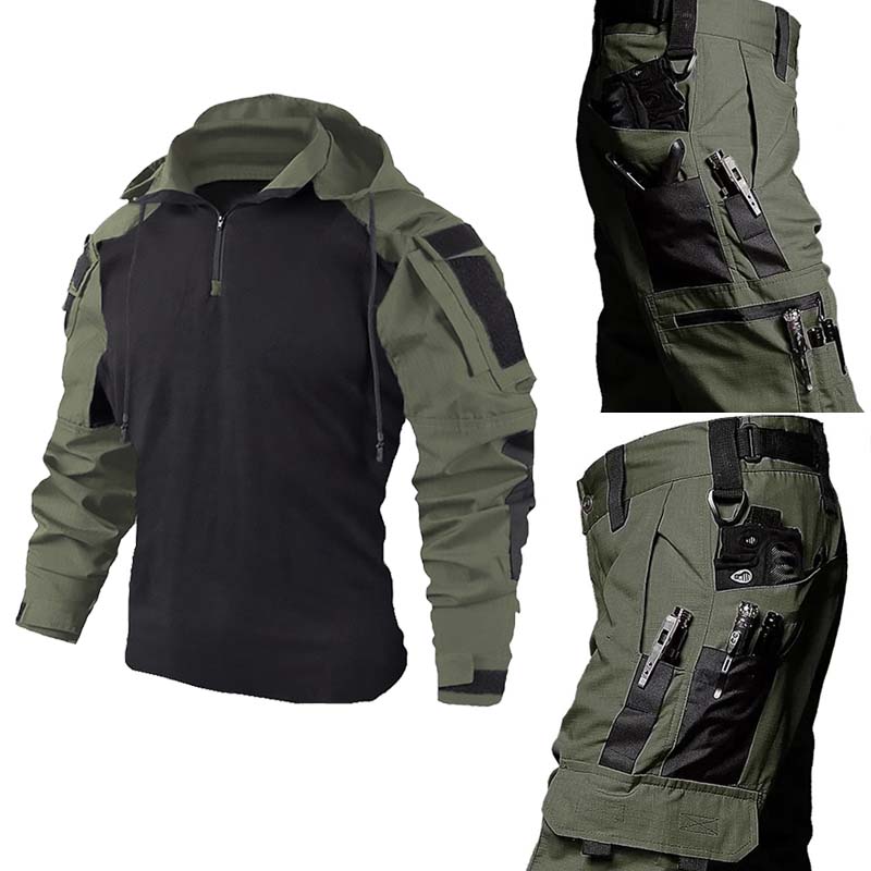Conjunto de camisa y pantalone - Tactical Military Shirt Cargo reseña y precio